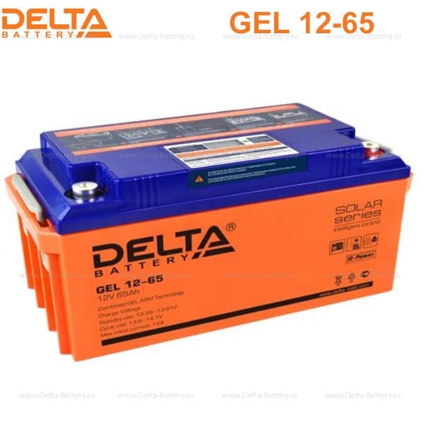 Аккумуляторная батарея Delta GEL 12-65 в Воронеже