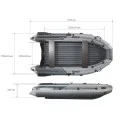 Лодка надувная Angler SKAT TRITON 370NDFi с интегрир. фальшбортом и пласт. транц в Воронеже