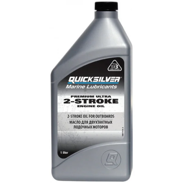 Масло Quicksilver 2-stroke Premium Ultra TCW3 1л 92-8M0170003 в Воронеже