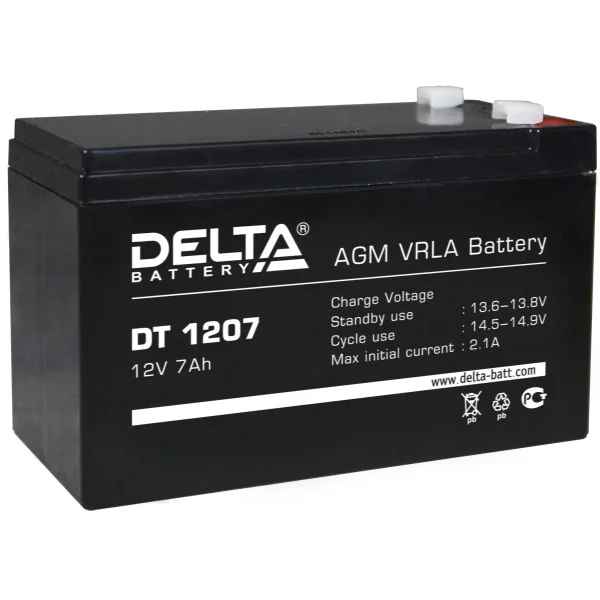 Аккумулятор Delta DT 1207 в Воронеже
