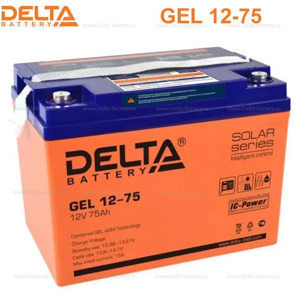 Аккумуляторная батарея Delta GEL 12-75 в Воронеже