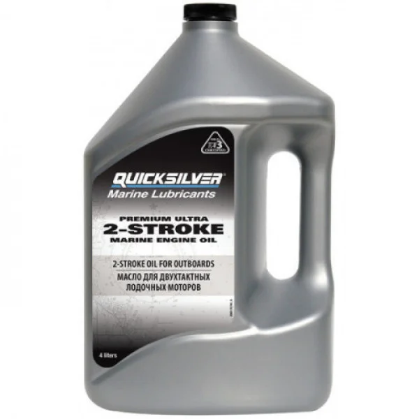Масло Quicksilver 2-stroke Premium Ultra TCW3 4л 92-8M0170005 в Воронеже