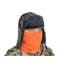 Шарф 3 в 1 / флис / оранжевый